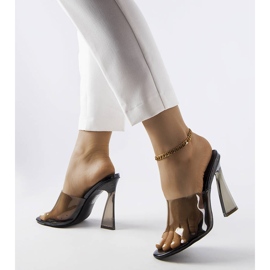 Clichyn mustat läpinäkyvät liukusäätimet 1