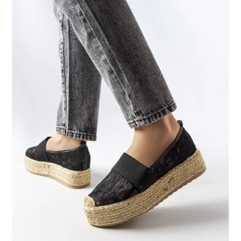 Bateliersin mustat mesh espadrillit 1