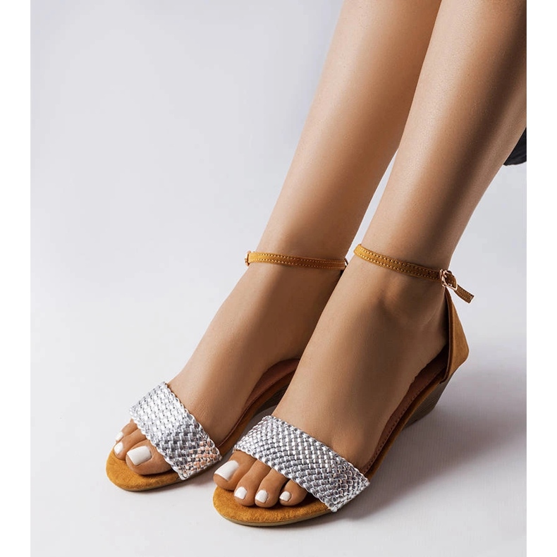 Veltri hopeiset kiila sandaalit hopea 1