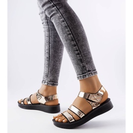 Kullanväriset Brices-sandaalit kultainen 1 Kullanväriset Brices-sandaalit kultainen 1