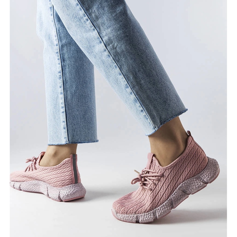 Inna Élodien vaaleanpunaiset urheilulenkkarit vaaleanpunainen 1