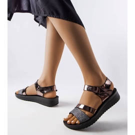 Inna Hopeiset kiila sandaalit Randilta hopea 1