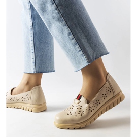 Jolin beige vaaleat housut 1