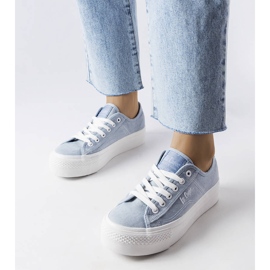 Siniset lenkkarit Lee Cooper LCW-22-31-0891L sininen 1