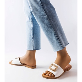 Miriam valkoiset liukusäätimet koristeella valkoinen 2