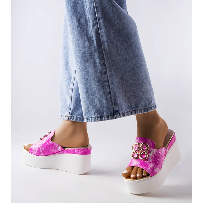 Havanna pinkit wedge sandaalit vaaleanpunainen 1