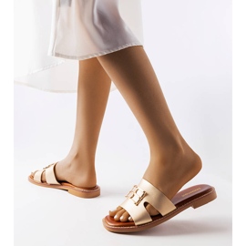 Sabrine kultaiset varvastossut kultainen 2