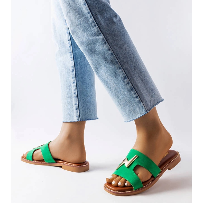 Leyran vihreät litteät liukumäet 2