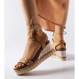 Tahoe-karamellikiila-espadrillit beige 1
