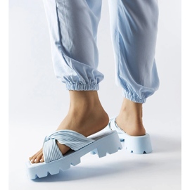 Inna Dubé siniset traktorin pohjan liukusäätimet sininen 2