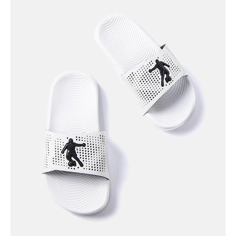 Valkoiset kumitossut Ateenasta valkoinen 1