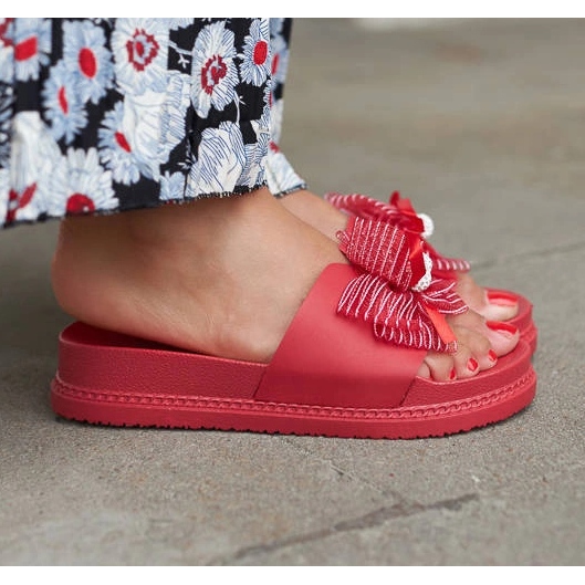 Didon punaiset liukusäätimet rusetilla punainen 1