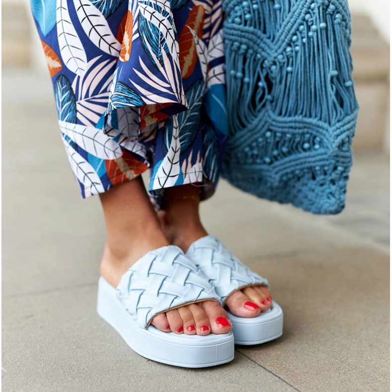 Espositon siniset alustasandaalit sininen 1