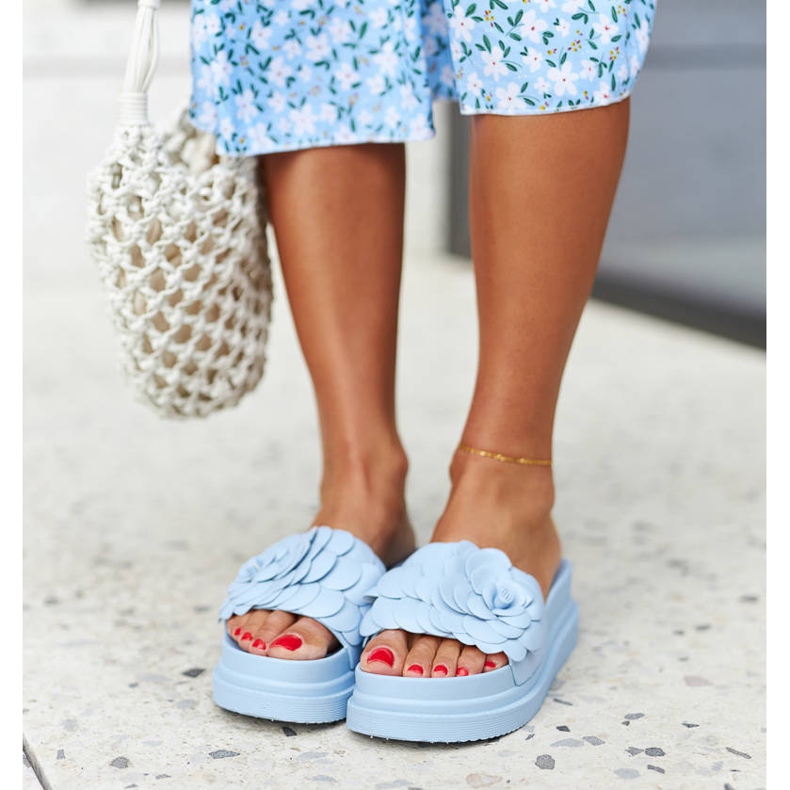 Mesen siniset alustasandaalit sininen 1