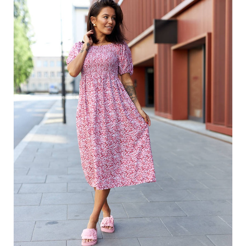 Vaaleanpunaiset Paciano-kukkatossut vaaleanpunainen 1