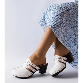 Custer valkoiset puukengät valkoinen 1