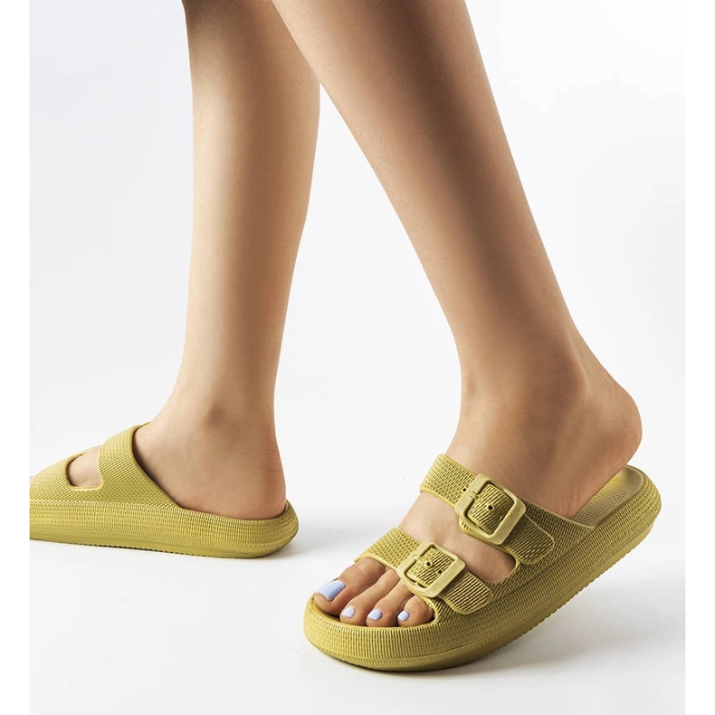 Padovan vihreät kumiset soljet 1