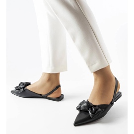 Bonarcado avokorkoiset mustat ballerinat 1