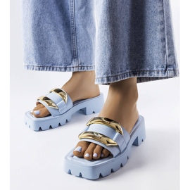 Provincin siniset liukusäätimet, joissa on paksu pohja sininen 1