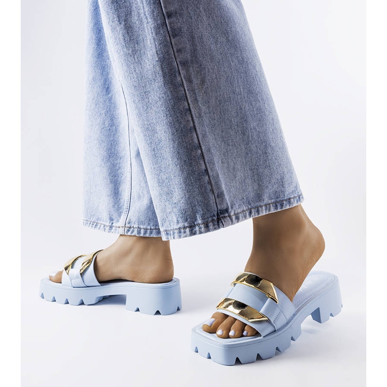 Provincin siniset liukusäätimet, joissa on paksu pohja sininen 2