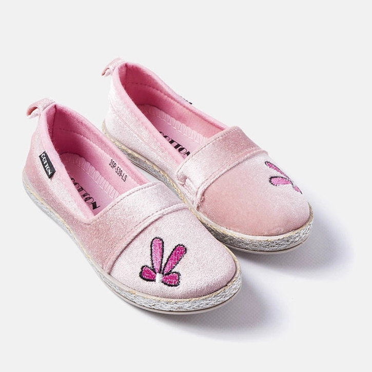 Patrian vaaleanpunaiset veluuriballerinat vaaleanpunainen 1