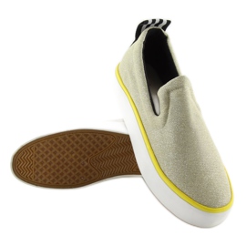 Irisoiva slip-on W-3004 Gold kantapäähihnalla kultainen 2