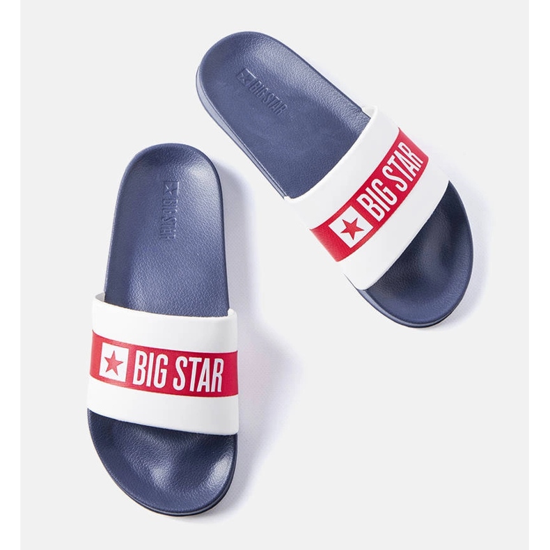 Big Star LL174455 valkoiset ja laivastonsiniset diat valkoinen 1