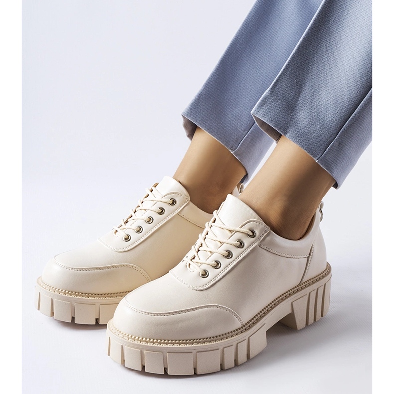 Beiget tyylikkäät klassiset Severino-kengät 1