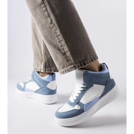 Siniset Adite korkeat lenkkarit sininen 1