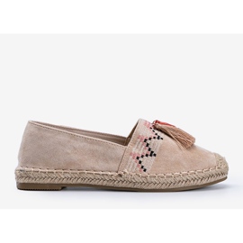 Beige espadrillit Alyana -hapsuilla 1