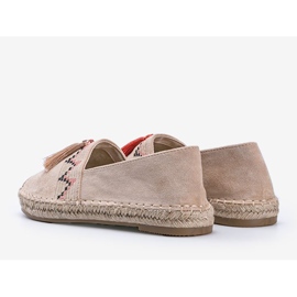 Beige espadrillit Alyana -hapsuilla 2