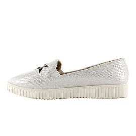 Tennarit tähdillä, korkea pohja FE454 Bała valkoinen musta harmaa 1