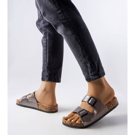 Lee Cooper LCW-22-35-1153L harmaat korkiset soljet 1