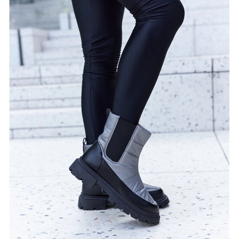 Harmaat eristetyt Galvani lumisaappaat 2