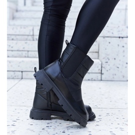 Mustat eristetyt Galvani lumisaappaat 2