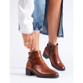 W. Potocki Potocki mustat naisten korkeakorkoiset nilkkurit ruskea 1