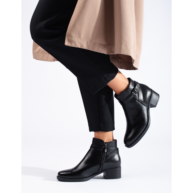 W. Potocki Potocki mustat naisten korkeakorkoiset nilkkurit 2