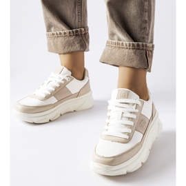 Valkoiset Big Star MM274500 tennarit beige 1