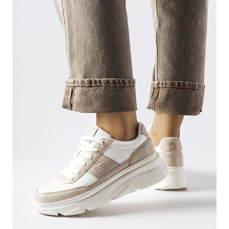 Valkoiset Big Star MM274500 tennarit beige 2