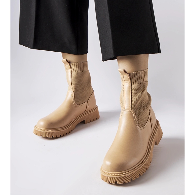 Beiget eco-mokkanahkasaappaat Big Star MM274542 1