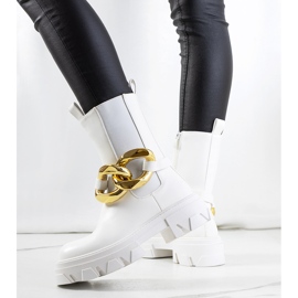 Valkoiset Croydon-saappaat valkoinen 1