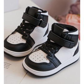 Korkeat lasten urheilukengät Valkoinen ja musta Teredite 1