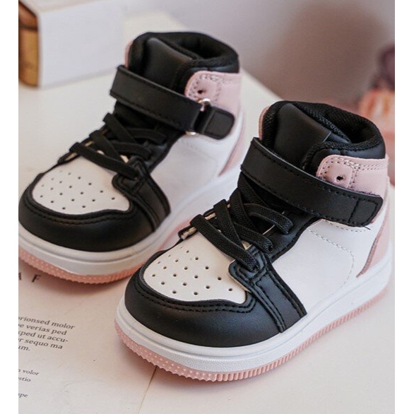 Korkeat lasten urheilukengät Valkoinen ja vaaleanpunainen Teredite 2