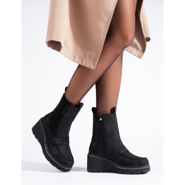 Goodin Shelovet mustat mokkanahkaiset nilkkurit 1