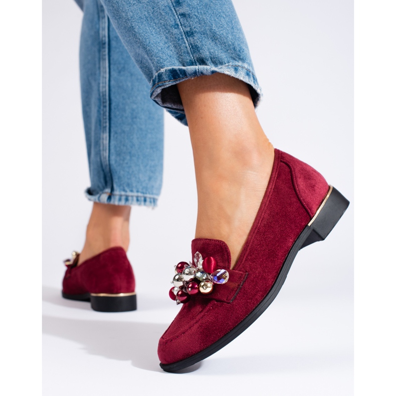 Naisten viininpunaiset lordit Shelovet-kiteillä punainen 1