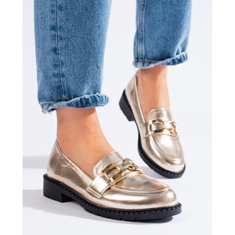 Shelovet naisten kultaiset kengät kultainen 1