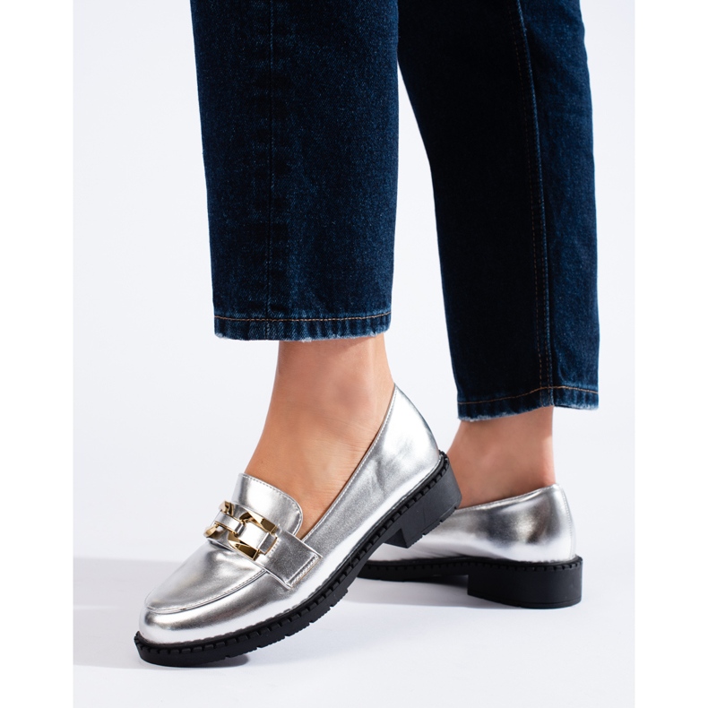 Shelovet hopeiset naisten kengät hopea 1