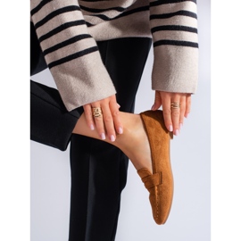 Mukava naisten kamelin Shelovet mokkanahka lords ruskea 1