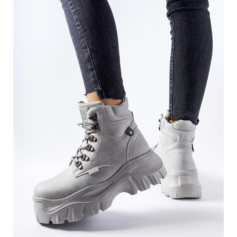 Harmaa Big Star -saappaat KK274367 1