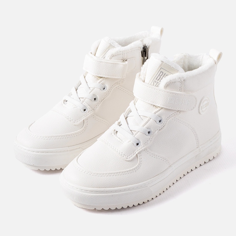 Valkoiset eristetyt saappaat Big Star GG274041 valkoinen 1